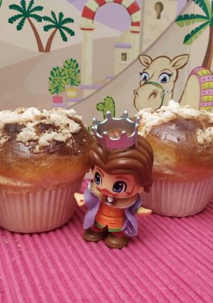 Una foto de Muffins roscón de Reyes