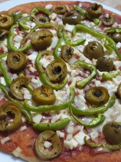 صورة لوصفة بيتزا بالجبن 🍕