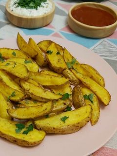 عکسی از دستور سیب زمینی تنوری
