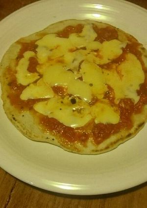 Una foto de Pizza a la sartén