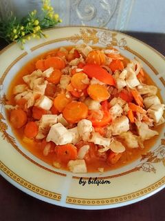 Foto resep Oseng/ Tumis Tahu Wortel Tuna