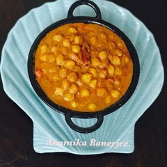 A picture of Chhole/Chana Masala (Without Onion & Garlic).