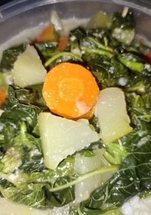 Foto resep Bobor bayam labu wortel