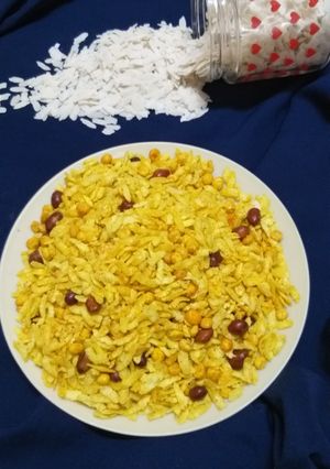 પૌવા નો ચેવડો રેસીપી મુખ્ય ફોટો