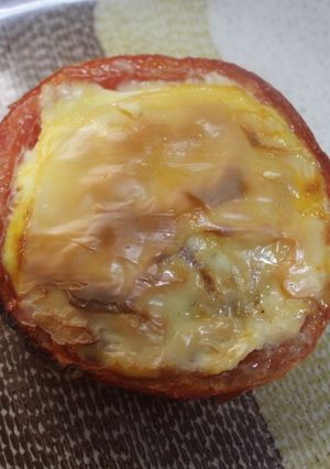 Una foto de Tomates rellenos al horno