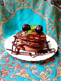 عکسی از دستور پنکیک کاکائویی 🥞🥣