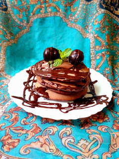 عکسی از دستور پنکیک کاکائویی 🥞🥣