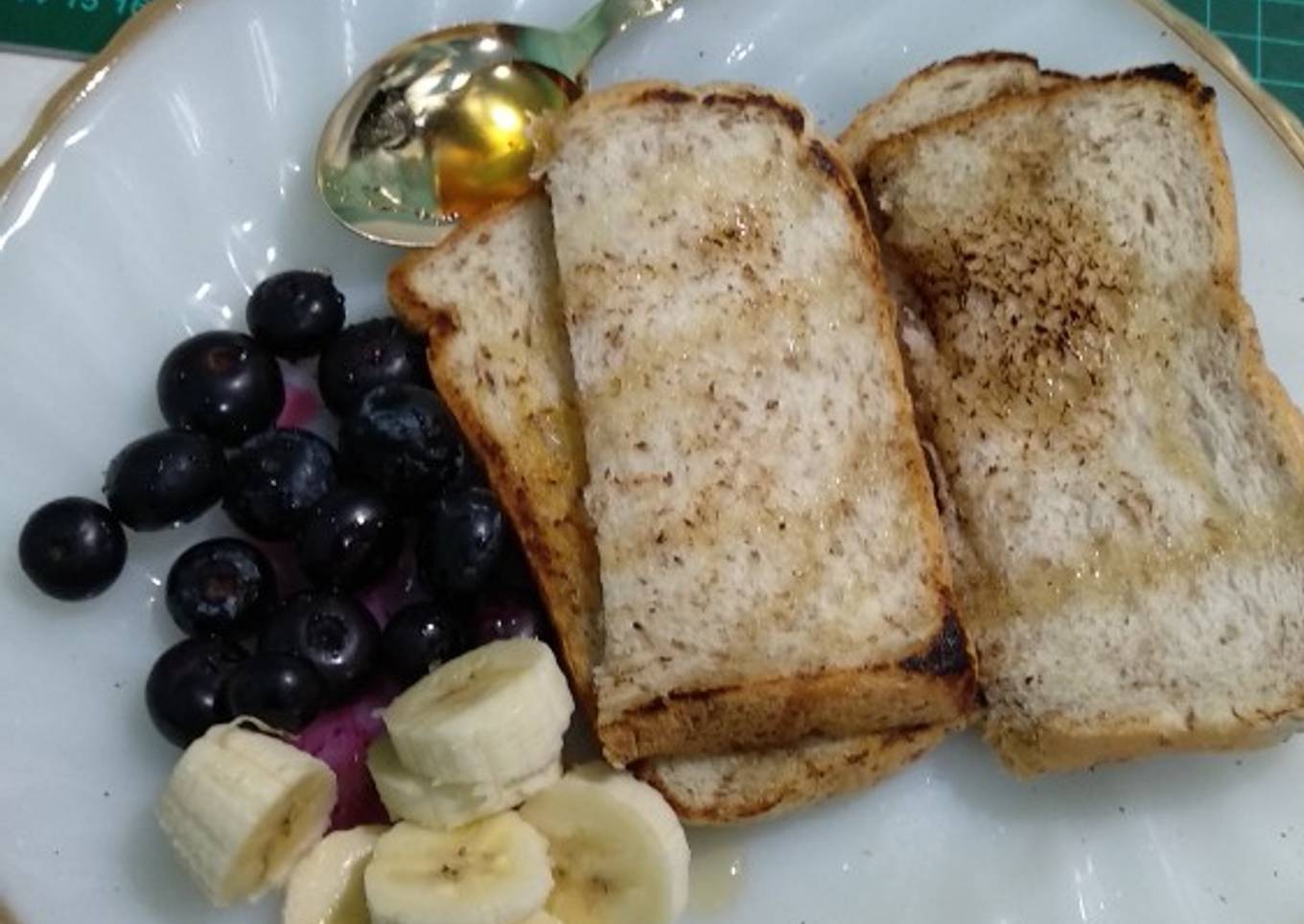 Blueberry Banana Toast