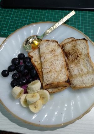 Foto resep Blueberry Banana Toast