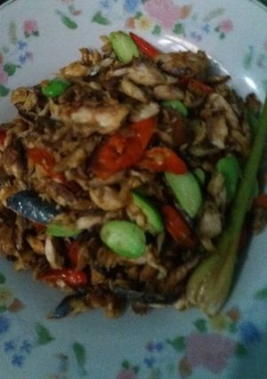 Foto resep Oseng pindang tongkol pete