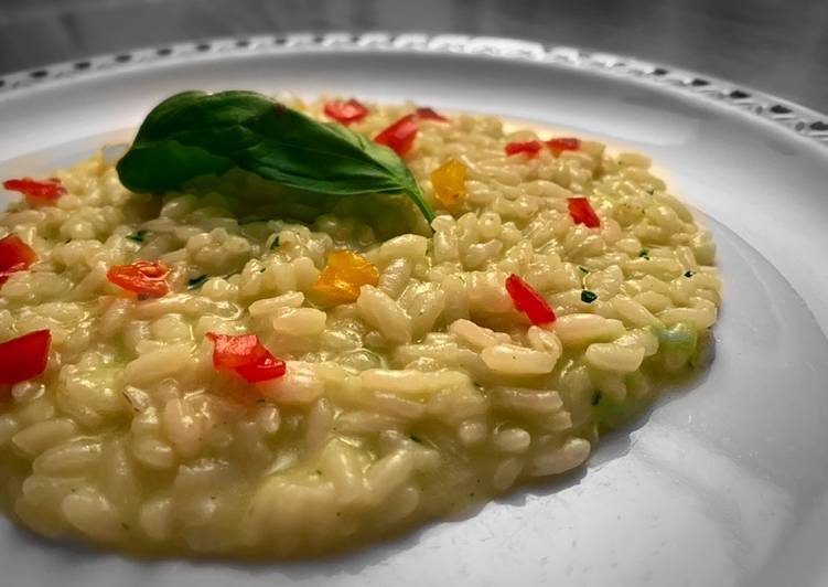 Risotto alla Caprese 🥛 🍅 🌿