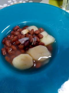 Una foto de alubias pintas de dieta
