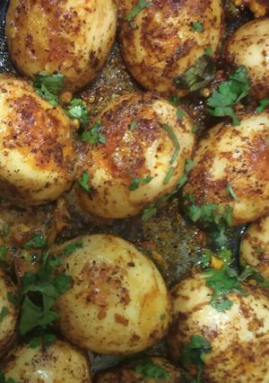 A picture of Masala Egg Fry.