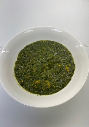 صورة لوصفة ملوخية بالدجاج