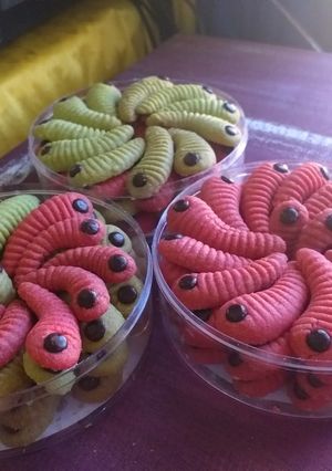 Foto resep Kue ulat,caterpilar