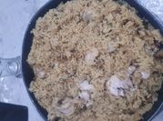 A picture of tomato chicken bouillon