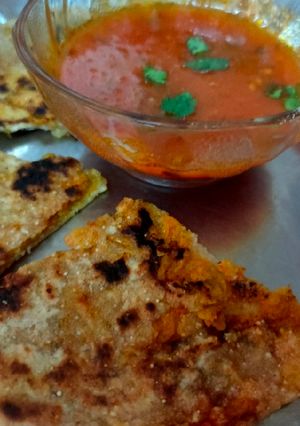 A picture of Radish spicy puri.