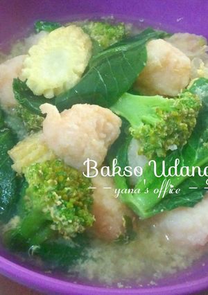 Foto resep Bakso Udang Sayur