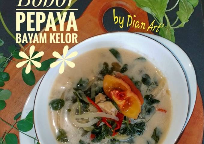 Sayur Bobor Pepaya Bayam Kelor