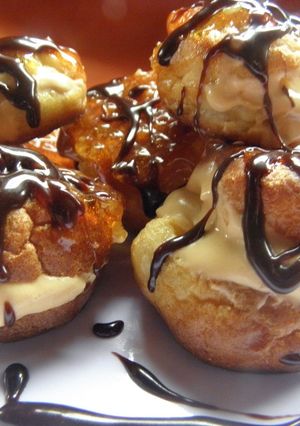 Una foto de Profiteroles