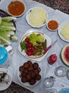 عکسی از دستور فلافل
