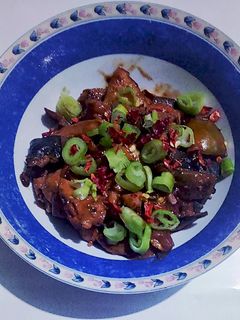 Foto resep Tumis Tetelan Salmon Pedas