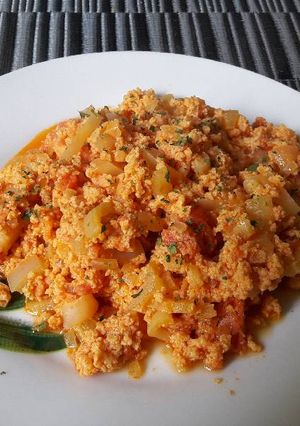 Tojásos lecsó recept fotója