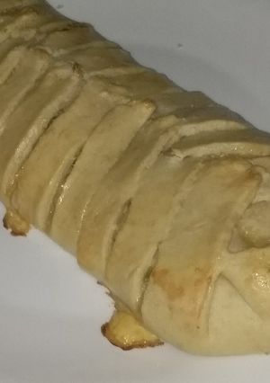 Una foto de Masa rápida para trenza rellena