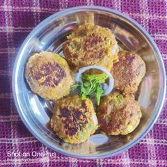 A picture of Black Chickpeas kebabs.