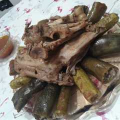 محاشي كوسا وباذنجان وفليفلة مع لحم الخاروف بعضمو 🍆🍅🍖🌶🌶🌶-レシピのメイン写真