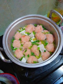 Foto resep Sup Bola Udang dan Tahu