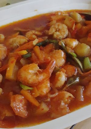 Foto resep Udang Saos Padang Ala Ala Syalala