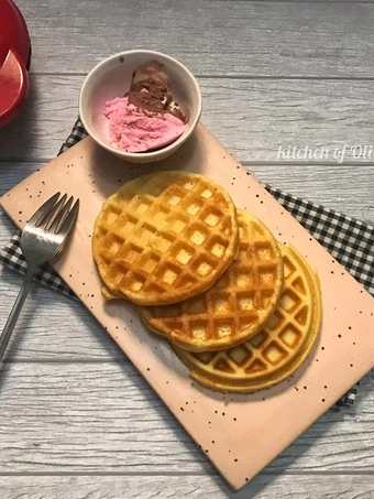 Langkah Gampang Membikin Resep  Waffle Enak dan Mudah yang Enak Banget, Lezat