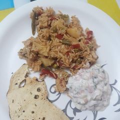 A picture of Vegetable Pulao.