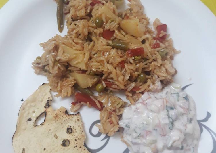 Recipe of Quick Vegetable Pulao