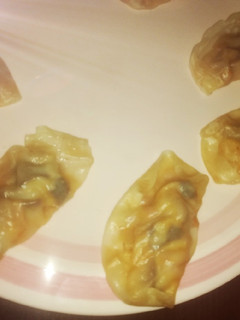 Una foto de Gyozas de verduras
