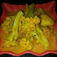 A picture of Simple Aalu Gobhi sabji.
