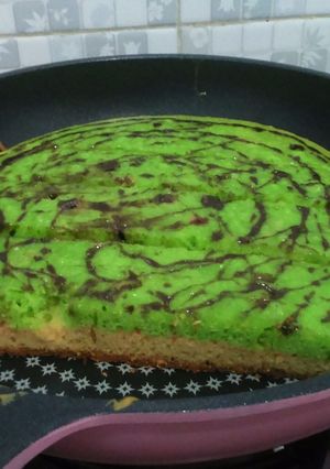 Foto resep Bolu pandan teflon simpel