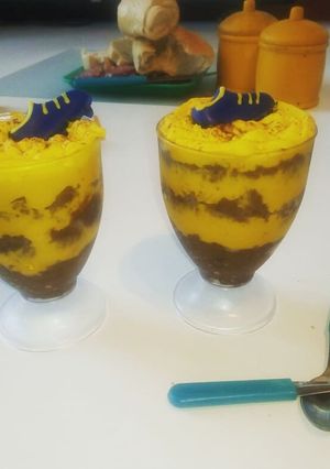 Una foto de Chocotorta helada de Boca/River para copa Libertadores 💕🏆⚽⚽😍