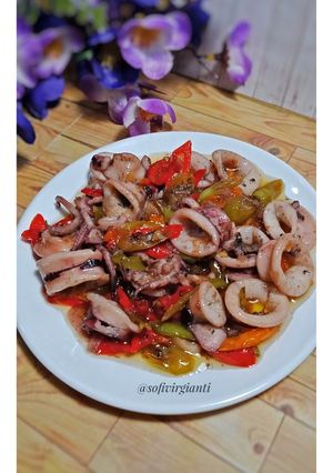 Foto resep Cumi Pedas Saus Tiram