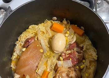 Easiest Way to Cook Appetizing Braised Ham Hock and Vegetables
