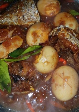 Foto resep Tongkol dan telur masak sambal terasi