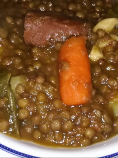 Una foto de Lentejas con chorizo