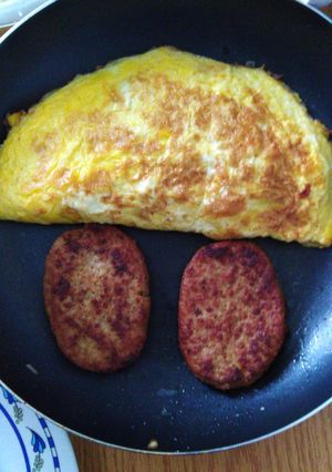 Una foto de Omelette relleno