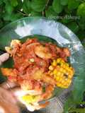 Chicken swing seafood asam manis