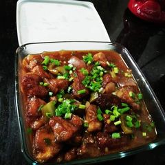 A picture of Chilli garlic chicken (wet).