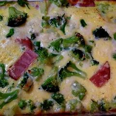 A picture of Broccoli and Ham Strata.