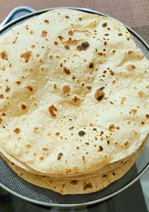 A picture of Phulka Roti.