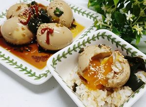 Foto resep Telur candu nya korea. Bikin habisin nasi