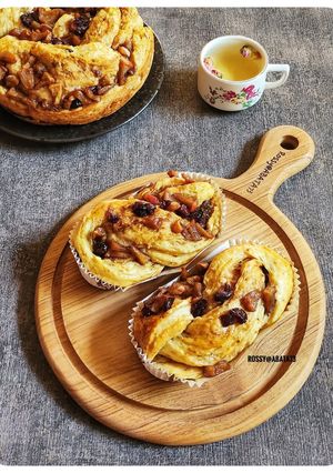 Foto resep Apple Cinnamon Biscoff Babka